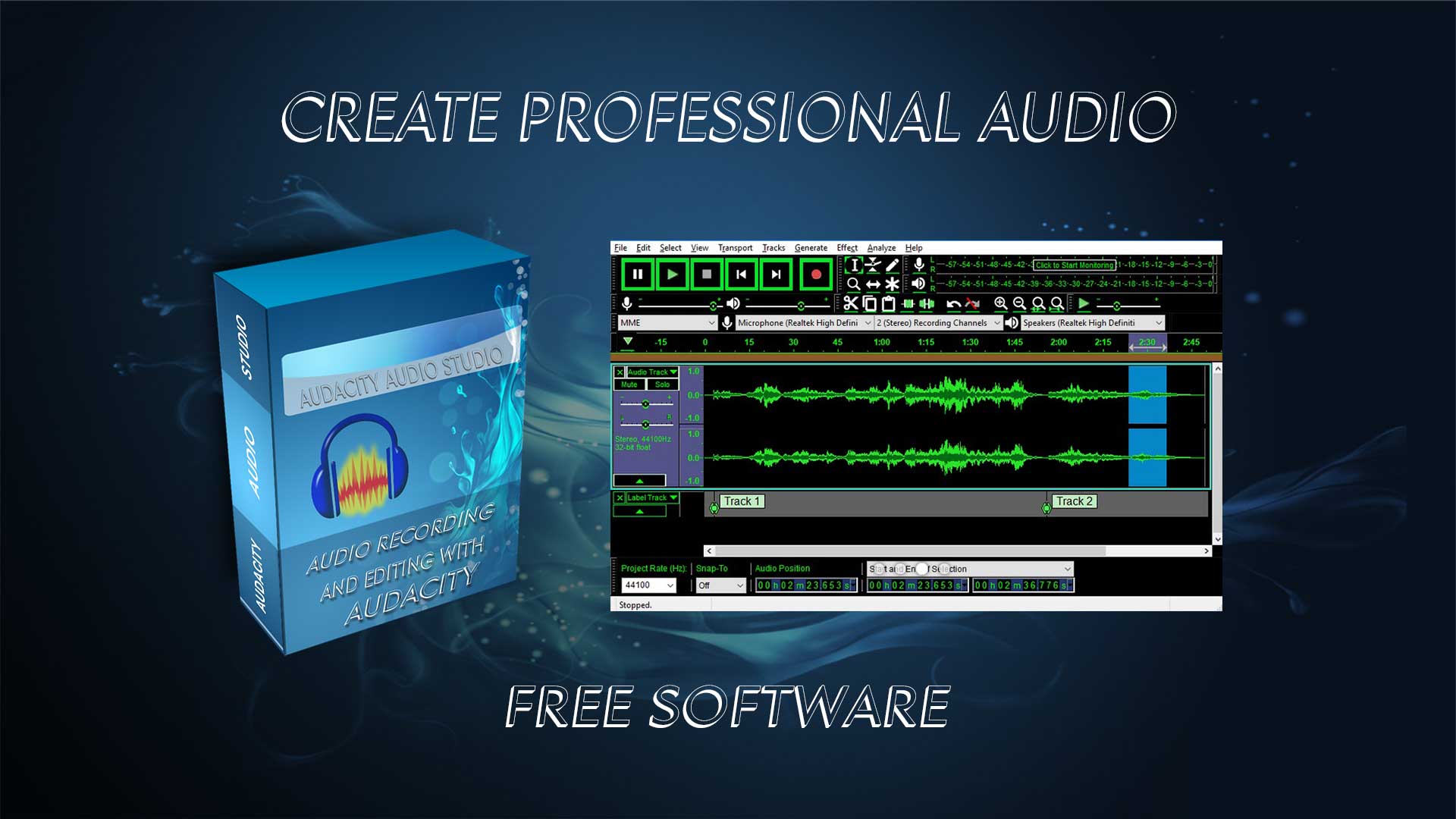 Audacity Professional Audio Recording & Editing